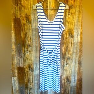 STELLA PARKER COLLECTION Striped Front Dress. Sz XL.